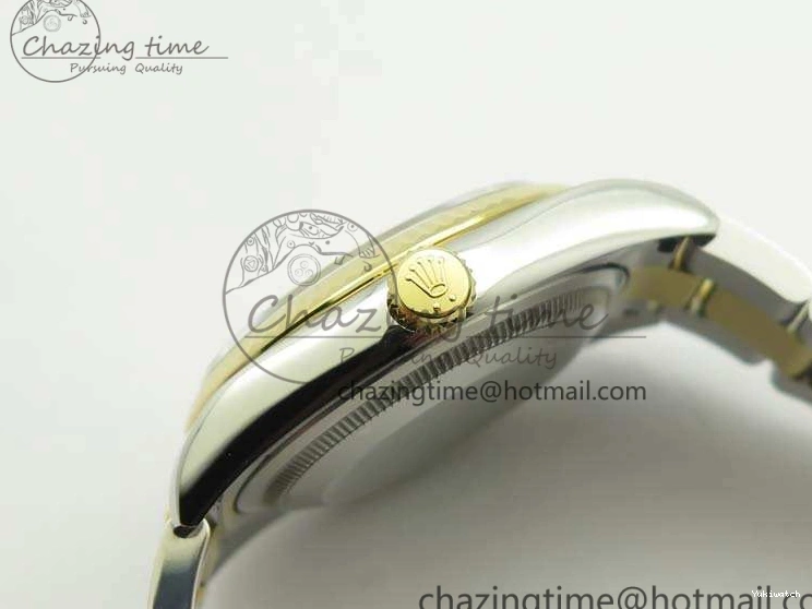 116234 36mm Oyster DJF YG Datejust Edition 1:1 Bracelet V2 Dial On SA3135 Fluted SS White Best Com 1129